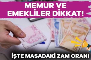 Milyonlarca memur ve emeklilerin yeni dönem zamlı maaşları 3 Temmuz