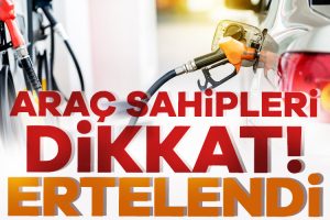 Benzin ve motorinde bugün yapılması beklenen zamlar ertelendi. Benzine 1