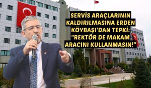 Balıkesir Üniversitesi’nin personel servis araçlarını kaldırma kararına tepkiler büyüyor. CHP