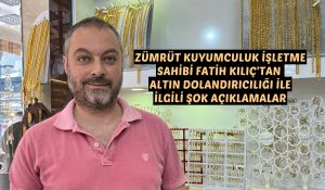 Zümrüt Kuyumculuk işletme sahibi Fatih Kılıç, düğün sezonunun başlamasıyla birlikte