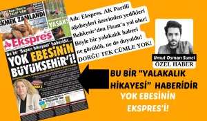 Adı: Ekspres. AK Partili ağabeyleri üzerinden yedikleri Balıkesir’den Fizan’a yol