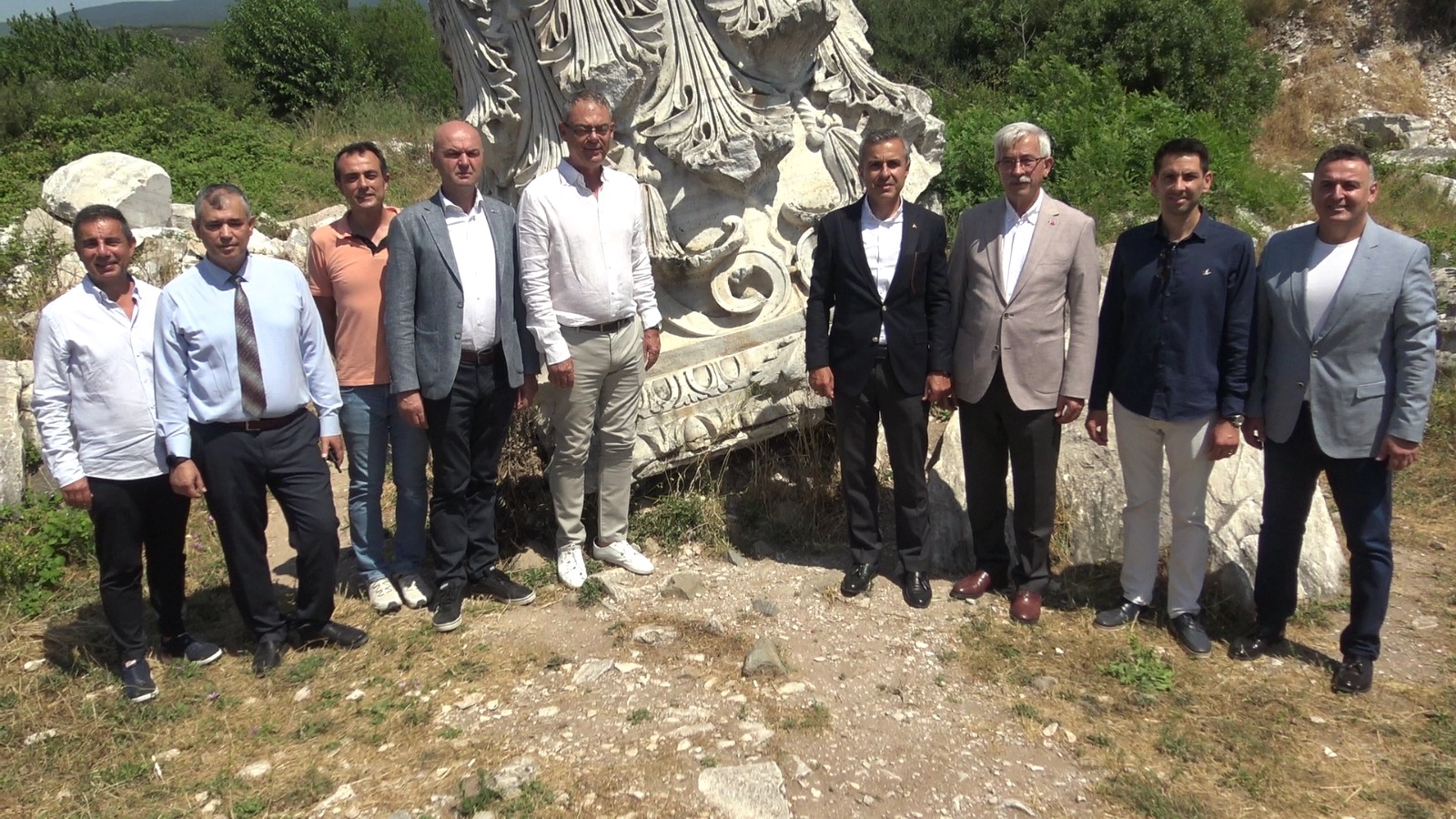 Kyzikos Antik Kenti’nde 2024 kazı çalışmaları başladı Balıkesir’in Erdek ilçesinde yapılan programda Kyzikos Antik Kenti ile ilgili