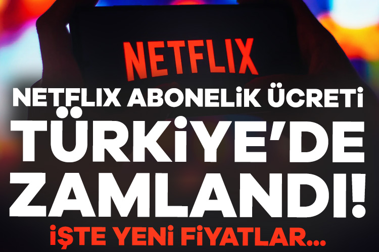 Netflix abonelik ücreti Türkiye’de zamlandı! İşte yeni fiyatlar… Netflix Türkiye, abonelik fiyatlarına bir zam daha yaptı. Dünyanın en