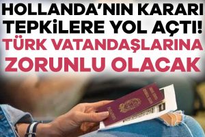 Hollanda, Türk vatandaşlarının süresiz oturma izinleri almalarını zorlaştıracak bir hamlede