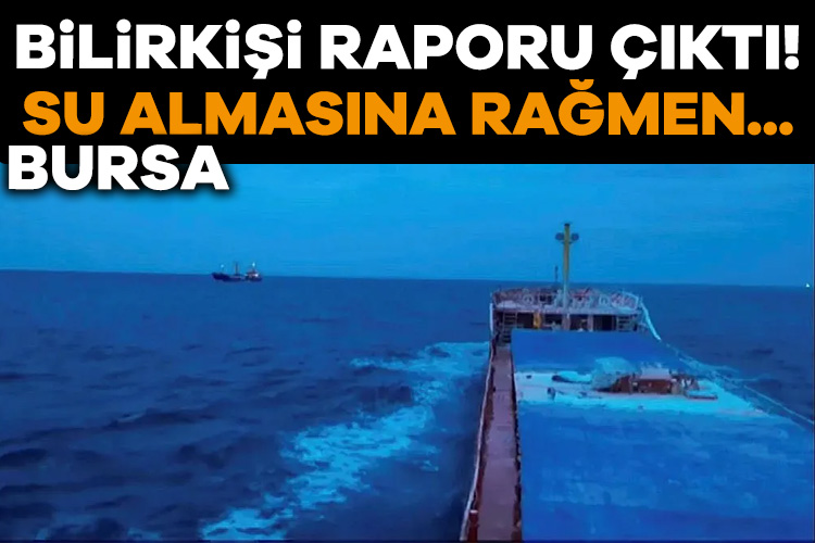 Bursa’nın Karacabey ilçesi açıklarında İmralı Adası’nın güneybatısında su alan “Batuhan