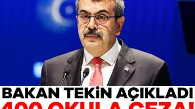 Milli Eğitim Bakanı Yusuf Tekin, özel okulların istediği yüksek miktarda