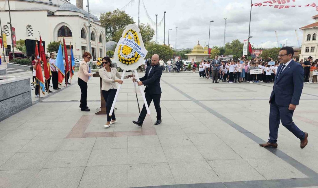Balıkesir’in Bandırma ilçesinde İlköğretim Haftası çeşitli etkinliklerle kutlandı.