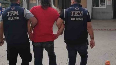 Balıkesir’de PKK/KCK terör örgütünün propagandasını yapma suçundan arama kaydı bulunan