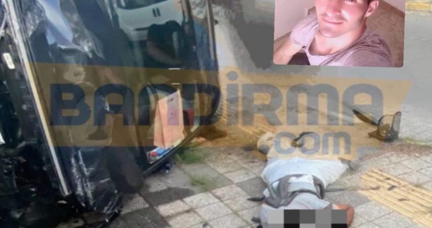 Bandırma’da Feci Kaza, belediye çalışanı hayatını kaybetti Balıkesir'in Bandırma ilçesinde meydana gelen trafik kazasında, belediye personeli Halil