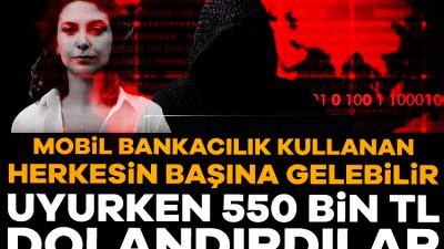 Uyurken dolandırılan genç kadın, sabah gelen mesajları görünce başından aşağı