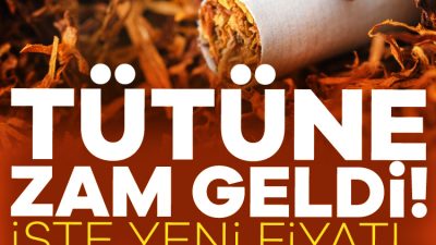 Sigarada peş peşe artan fiyatlara bir yenisi daha eklendi. Tekel