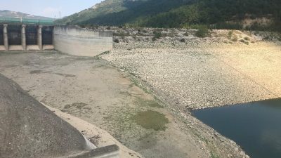 Balıkesir'in Gönen ilçesinde, Bandırma'nın içme suyunu karşılayan Gönen Barajı'nda doluluk