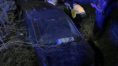 Balıkesir’in Manyas ilçesinde bu akşam meydana gelen trafik kazasında 2