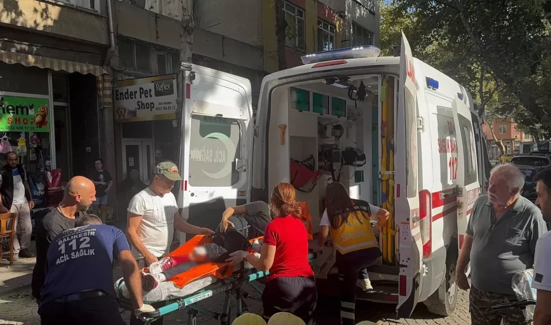 Erdek'te bir kadın, petshopunda şüpheli tarafından bacağından vurularak hastaneye kaldırıldı.