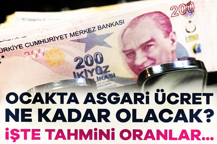 Ocakta asgari ücret ne kadar olacak? İşte tahmini oranlar… Asgari ücretliler için kritik bir dönem! Yılda iki kez yapılan