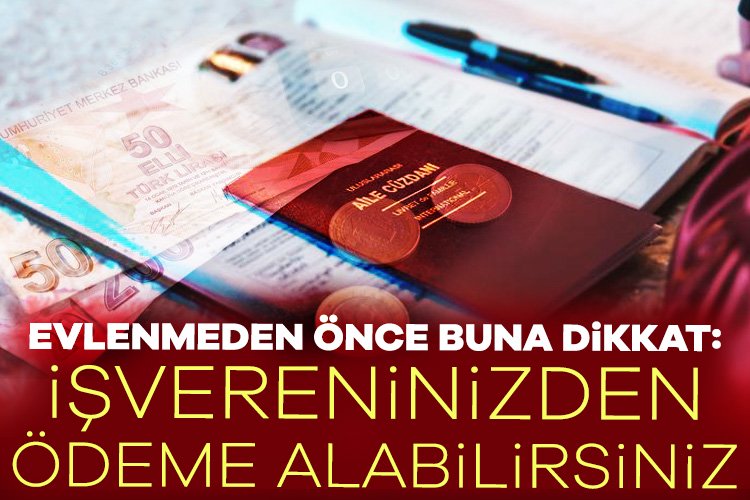Evlenen kadınlar dikkat: İşvereninizden ödeme alabilirsiniz Türkiye'de yılda ortalama 550-600 bin çift evleniyor. Mevzuata göre ise