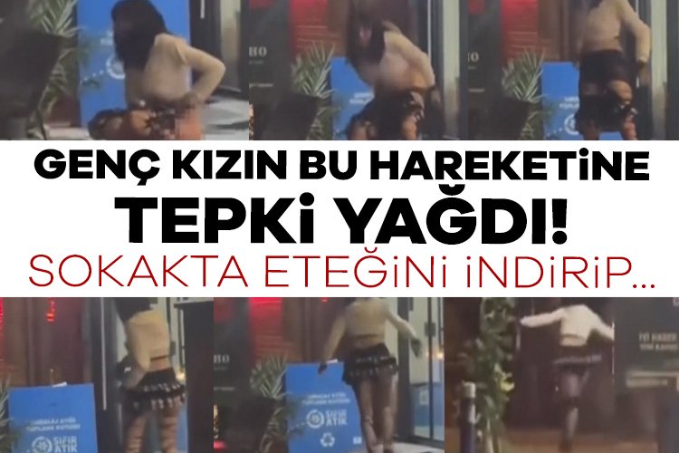 Genç Kızın Bu Hareketine Tepki Yağdı.. Sokakta Eteğini İndirip… Sosyal medyadan paylaşılan bir görüntü kullanıcıların tepkisine neden oldu. İzmir'de