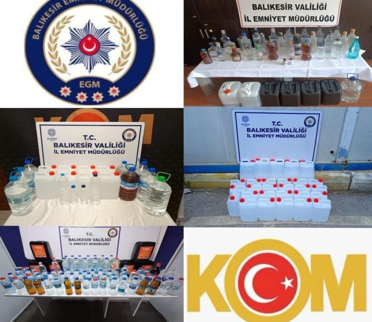 Ülke genelinde alkollü içki kaçakçılığına yönelik gerçekleştirilen eş zamanlı operasyonlarda