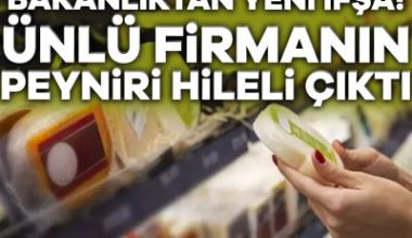 Tarım ve Orman Bakanlığı'nın düzenli olarak açıkladığı gıda sahtekarları listesine