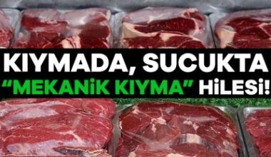 Türkiye Kasaplar Federasyonu Başkanı Osman Yardımcı, "Piyasada 'mekanik kıyma' adı