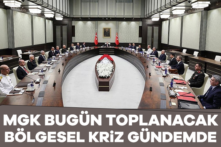 Cumhurbaşkanı Recep Tayyip Erdoğan'ın başkanlığında toplanacak olan Milli Güvenlik Kurulu
