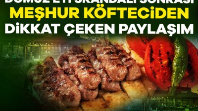 Türkiye'nin konuştuğu domuz eti tartışmaları devam ederken, Köfteci Ramiz ürünlerinde