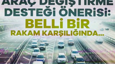 Türkiye'deki araçların üçte birinin 13 yaş ve üzeri olduğunu belirten