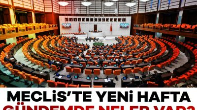 Türkiye Büyük Millet Meclisi'nin gündeminde yeni haftada 9. yargı paketi
