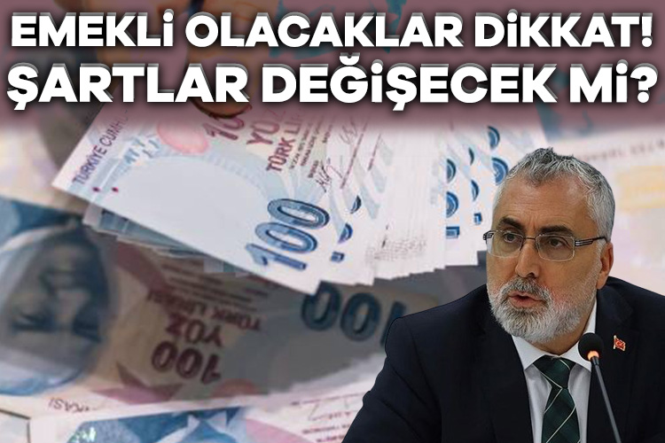 Çalışma ve Sosyal Güvenlik Bakanı Vedat Işıkhan, "Emeklilik sistemiyle ilgili