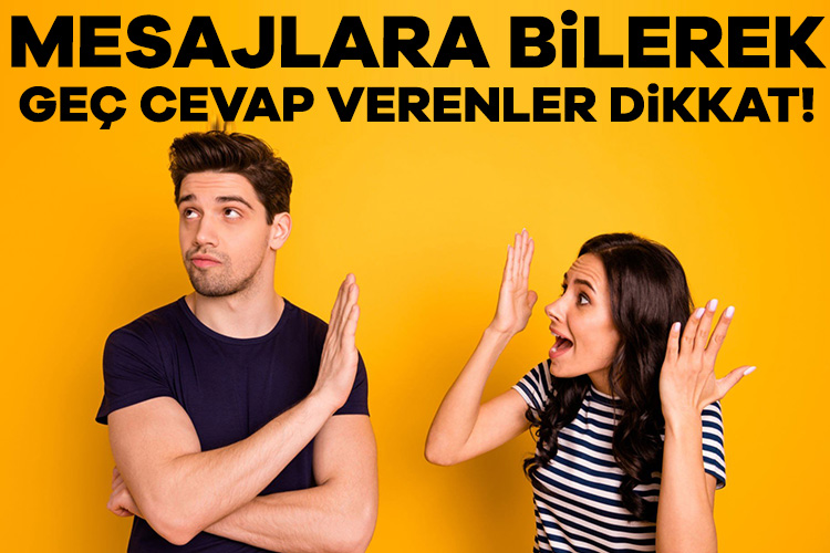 Amerikan Psikoloji Derneği tarafından yapılan araştırmada mesajlara bilerek geç cevap