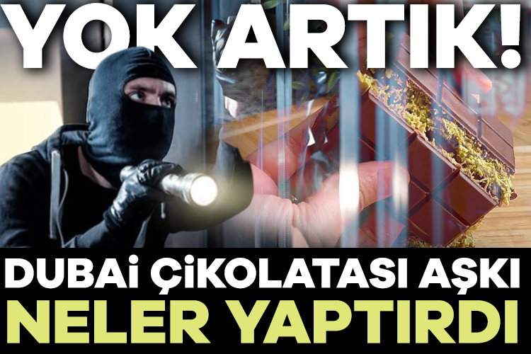 İstanbul'un Arnavutköy ilçesinde bir grup genç girdikleri marketten Dubai çikolatası