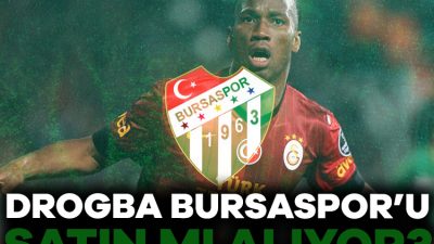 Bir dönem ülkemizde Galatasaray forması giyen efsane futbolcu Didier Drogba,
