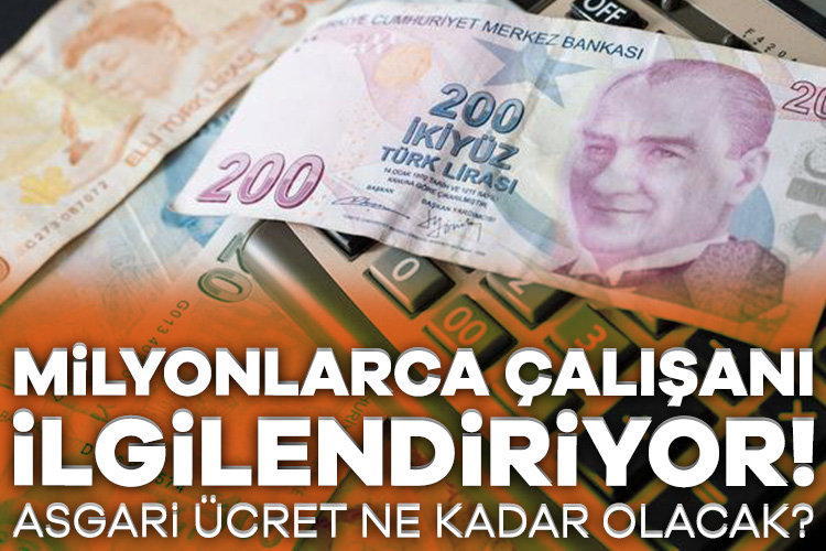 Asgari ücret zammının 2025 yılında ne kadar olacağı, milyonlarca asgari