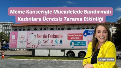 Balıkesir Büyükşehir Belediye Başkanı Ahmet Akın’ın halk sağlığına verdiği önemle