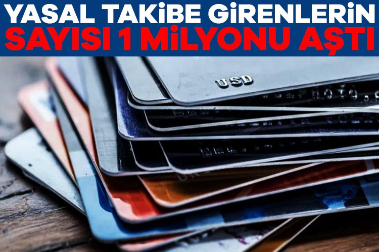 Yasal takibe girenlerin sayısı 1 milyonu aştı Türkiye Bankalar Birliği'nin verilerine göre, 2024'ün ilk altı ayında bireysel