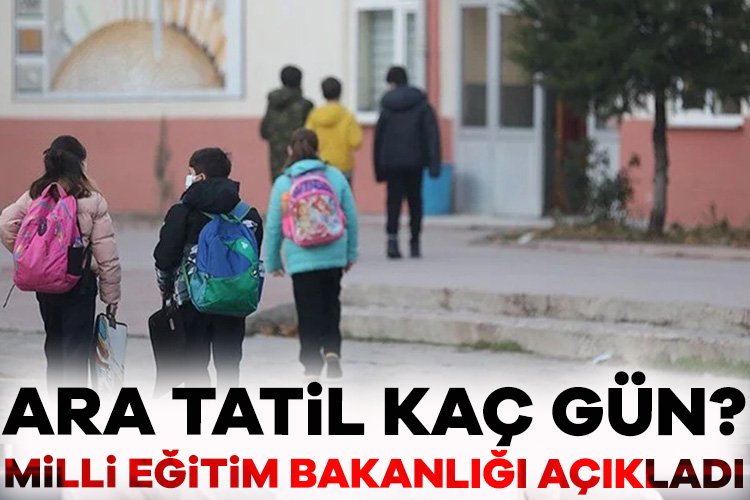Milli Eğitim Bakanlığı, öğrencilere müjdeli haberi duyurdu. Okullar tam 9