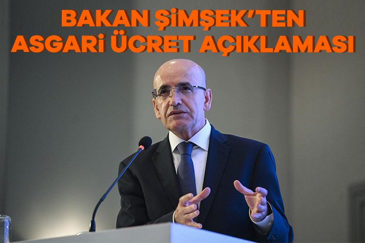Bakan Şimşek’ten asgari ücret açıklaması Hazine ve Maliye Bakanı Mehmet Şimşek, asgari ücretin sendikaların, işverenlerin