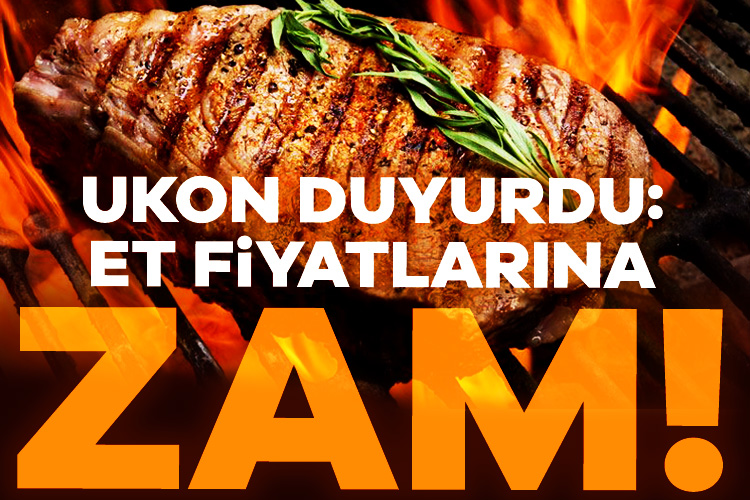 Et fiyatlarına zam geldi Ulusal Et Konseyi'nin (UKON), güncel kırmızı et fiyatlarını açıkladı. İşte