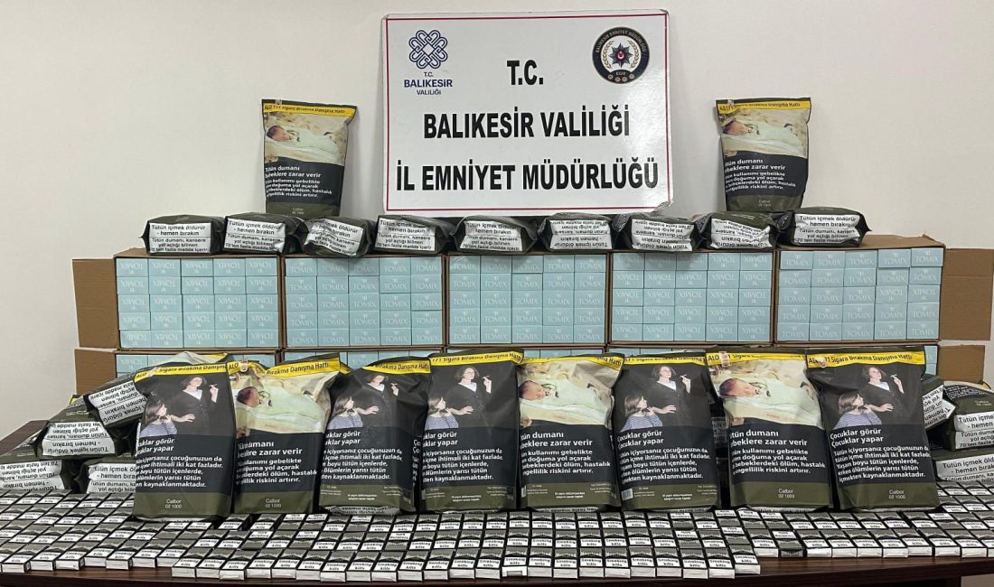 Balıkesir İl Emniyet  Kaçakçılık ve Organize Suçlarla Mücadele (KOM)