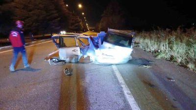 Balıkesir’in Altıeylül ilçesi çevre yolunda sabaha karşı meydana gelen trafik