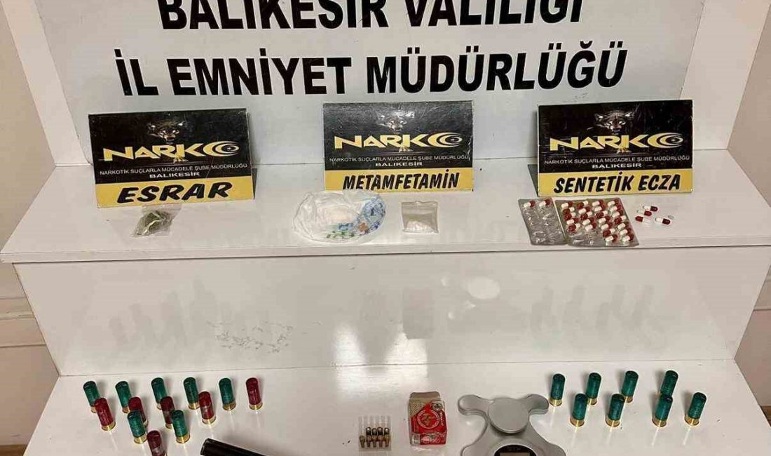 Uyuşturucu taciri tutuklandı Balıkesir’de narkotik ekipleri tarafından gerçekleştirilen operasyonda çok sayıda uyuşturucu madde