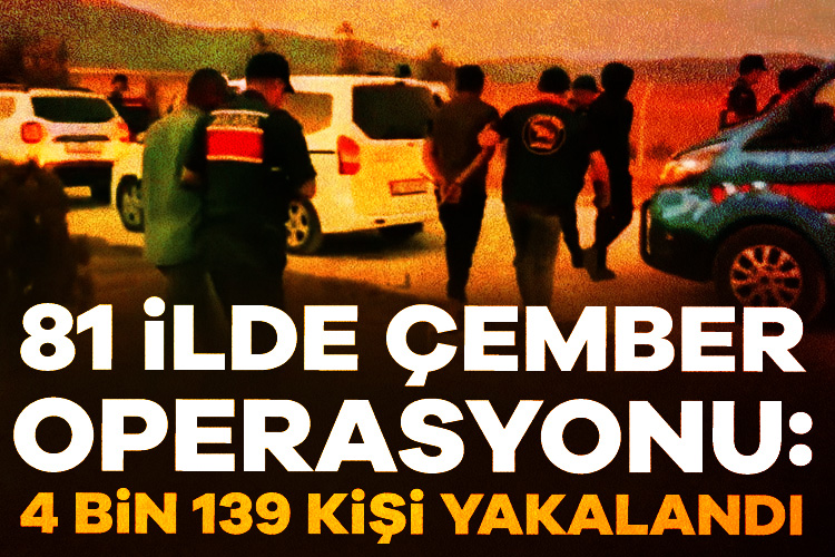 İçişleri Bakanı Ali Yerlikaya Çember operasyonları kapsamında son bir haftada