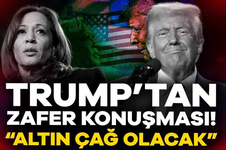Resmi seçim sonuçları öncesinde konuşma yapan ABD Başkanı Adayı Donald