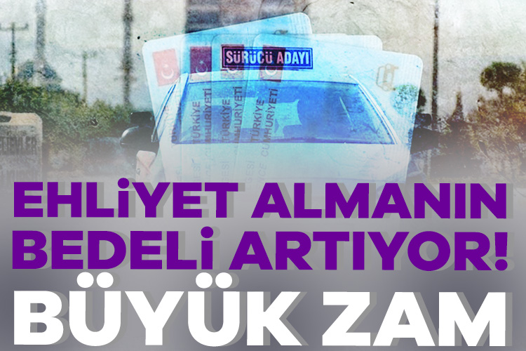 Yeni yılda sürücü kurslarına ve ehliyet harçlarına gelecek zam oranı
