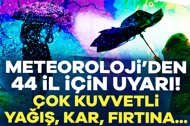 Meteoroloji 23 Kasım Cumartesi (bugün) için son hava durumu raporunu