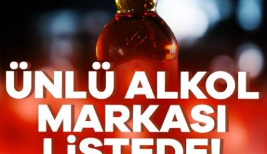 Tarım Bakanlığı tarafından yayınlanan hileli gıdalar listesinde ünlü viski markası