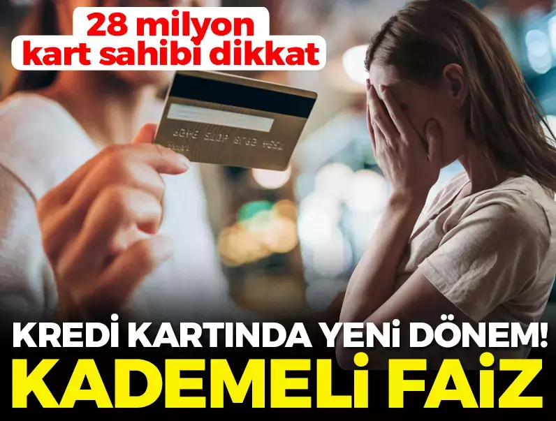 28 milyon tüketicinin ödeme aracı kredi kartlarıyla ilgili 1 Kasım