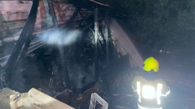 Balıkesir’in Gönen ilçesi Hafızhüseyinbey Mahallesi’nde dün akşam çıkan yangında, bir