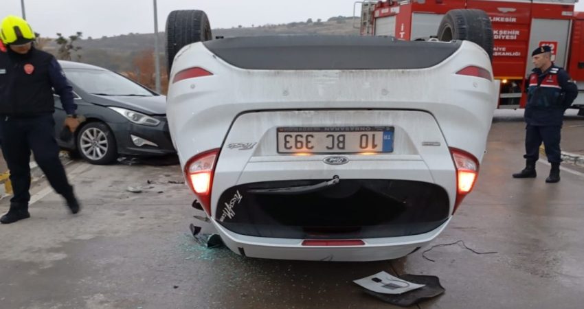 Balıkesir'in Altıeylül ilçesinde bulunan Organize Sanayi Bölgesinde meydana gelen çift