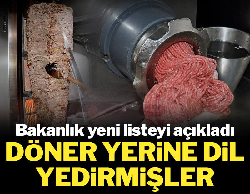Tarım ve Orman Bakanlığı yeni listeyi açıkladı Tarım ve Orman Bakanlığı, gıda ürünlerinde hile yapan yeni firmaların